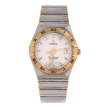 Omega Constellation Automatic Watch Stainless Steel and Yellow Gold 27