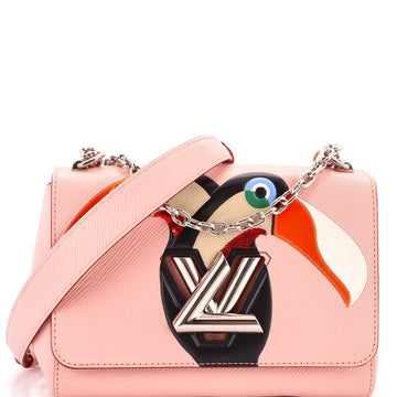 Louis Vuitton Twist Handbag Bird Motif Epi Leather MM
