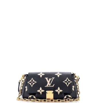 Louis Vuitton Favorite NM Handbag Bicolor Monogram Empreinte Giant