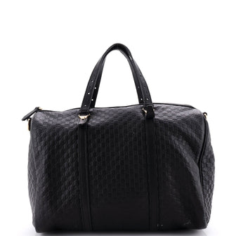 Gucci Nice Boston Bag Microguccissima Leather Medium