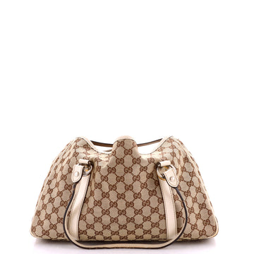 Gucci Twins Tote GG Canvas with Leather Medium