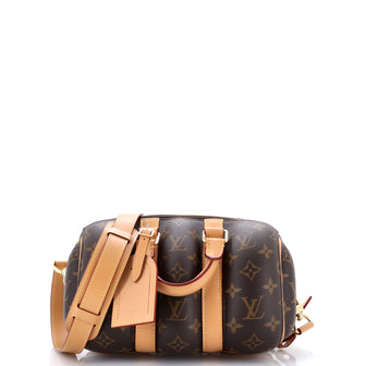 Louis Vuitton Keepall Bandouliere Bag Blown Up Monogram Canvas 25