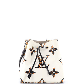 Louis Vuitton NeoNoe Handbag Limited Edition Jungle Monogram Giant
