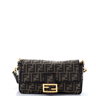 Fendi Baguette NM Bag Zucca Canvas Medium