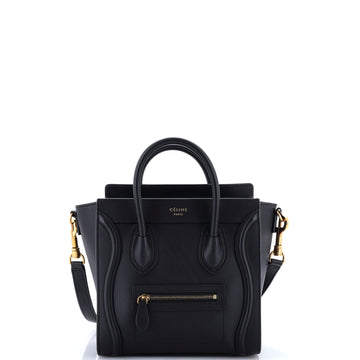 Celine Luggage Bag Smooth Leather Nano