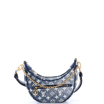 Louis Vuitton Loop Handbag Monogram Jacquard Denim