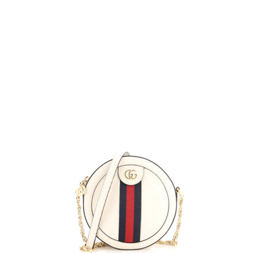 Gucci Ophidia Round Shoulder Bag Leather Mini