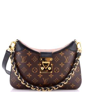 Louis Vuitton LV Twinny Handbag Monogram Canvas and Reverse Monogram Canvas with Leather