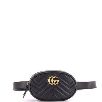 Gucci GG Marmont Belt Bag Matelasse Leather
