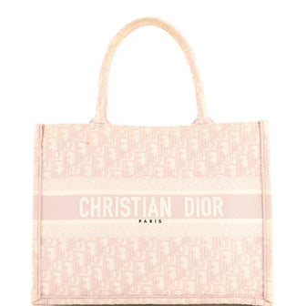 Christian Dior Book Tote Oblique Canvas Medium