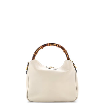 Gucci Diana NM Bamboo Shoulder Bag Leather Small