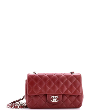Chanel Classic Single Flap Bag Quilted Lambskin Mini