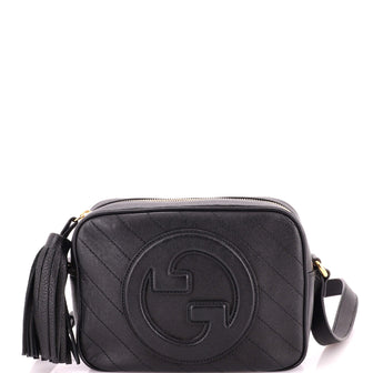 Gucci Blondie NM Camera Shoulder Bag Diagonal Quilted Leather Small