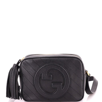 Gucci Blondie NM Camera Shoulder Bag Diagonal Quilted Leather Small