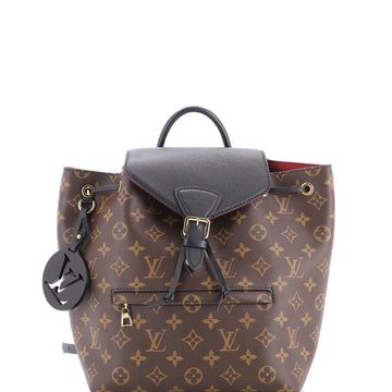 Louis Vuitton Montsouris NM Backpack Monogram Canvas with Leather PM
