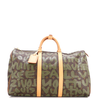 Louis Vuitton Keepall Bag Limited Edition Monogram Graffiti 50