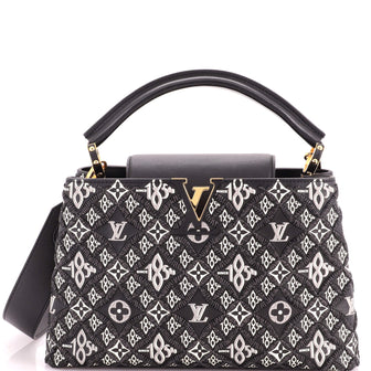 Louis Vuitton Capucines Bag Limited Edition Since 1854 Monogram Jacquard and Leather MM