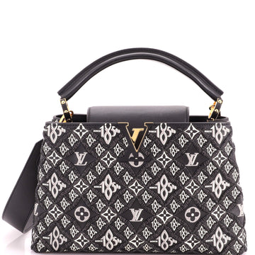 Louis Vuitton Capucines Bag Limited Edition Since 1854 Monogram Jacquard and Leather MM