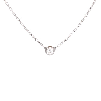 Cartier Cartier D'Amour Pendant Necklace 18K White Gold with Diamond Small