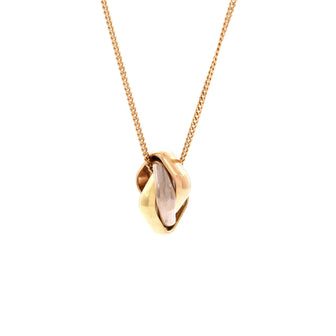 Cartier Trinity Cushion Pendant Necklace 18K Tricolor Gold