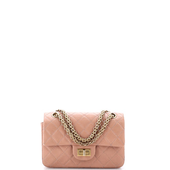 Chanel Reissue 2.55 Flap Bag Quilted Aged Calfskin Mini