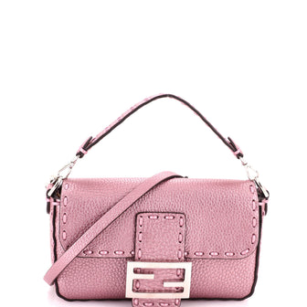 Fendi Selleria Baguette NM Bag Leather Mini