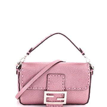 Fendi Selleria Baguette NM Bag Leather Mini