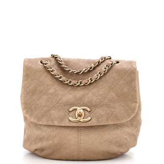 Chanel Trianon Messenger Bag Quilted Leather Small