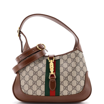 Gucci Jackie 1961 Hobo GG Coated Canvas Small