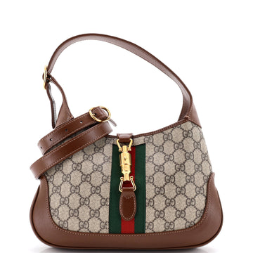 Gucci Jackie 1961 Hobo GG Coated Canvas Small