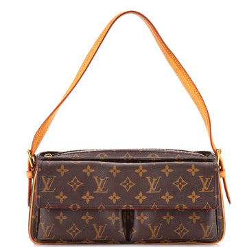 Louis Vuitton Viva Cite Handbag Monogram Canvas MM