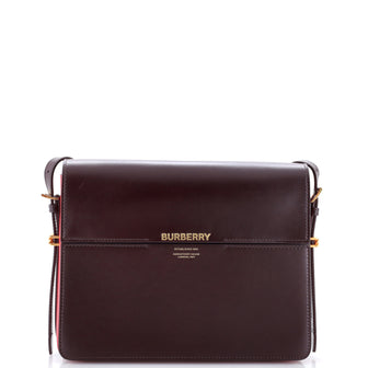 Burberry Grace Flap Bag Leather Large