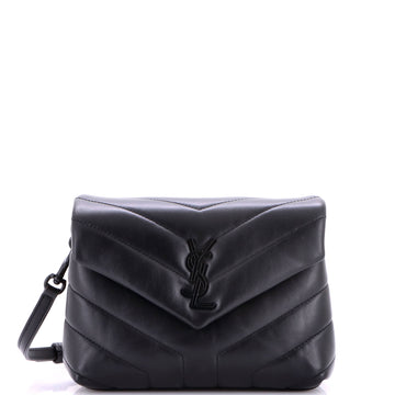 Saint Laurent Loulou Shoulder Bag Matelasse Chevron Leather Toy