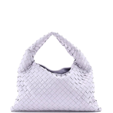 Bottega Veneta Hop Hobo Intrecciato Leather Small