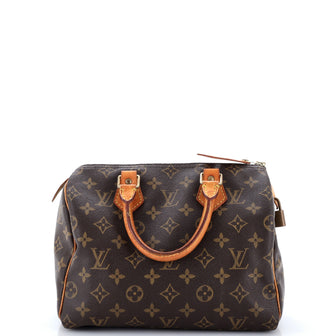 Louis Vuitton Speedy Handbag Monogram Canvas 25