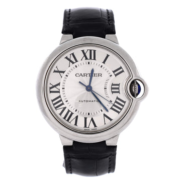 Cartier Ballon Bleu de Cartier Automatic Watch Stainless Steel and Alligator 33
