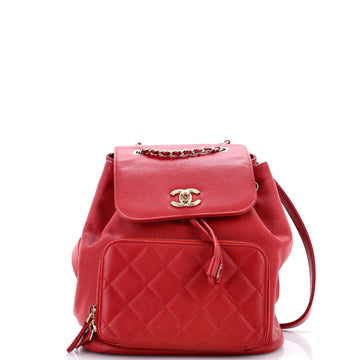 Chanel Business Affinity Backpack Caviar Small