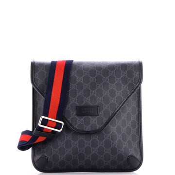 Gucci Envelope Web Messenger GG Coated Canvas Medium