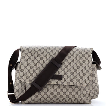 Gucci Diaper Bag GG Coated Canvas