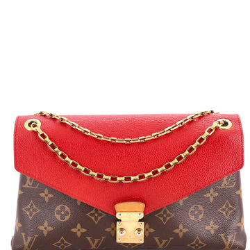 Louis Vuitton Pallas Chain Shoulder Bag Monogram Canvas and Calfskin