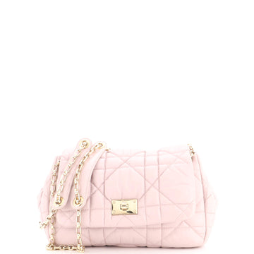 Christian Dior Milly La Foret Handbag Cannage Quilt Lambskin Small