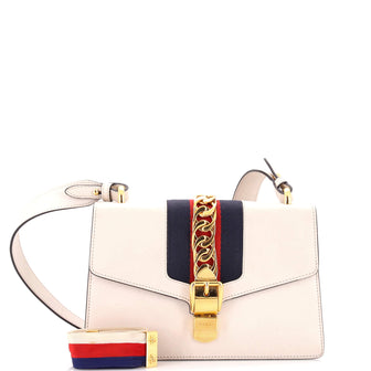 Gucci Sylvie Shoulder Bag Leather Small