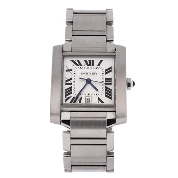 Cartier Tank Francaise Automatic Watch Stainless Steel 28