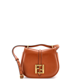 Fendi C'mon Shoulder Bag Leather Small