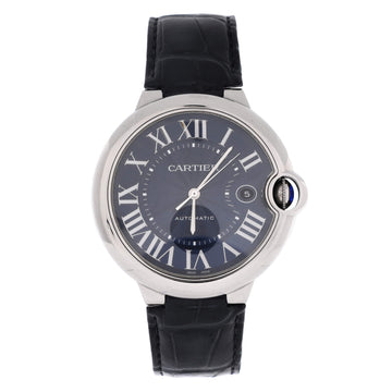 Cartier Ballon Bleu de Cartier Automatic Watch Stainless Steel and Alligator 42