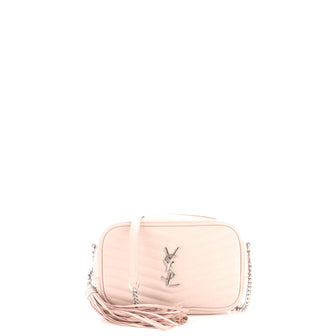 Saint Laurent Lou Camera Bag Matelasse Chevron Leather Mini