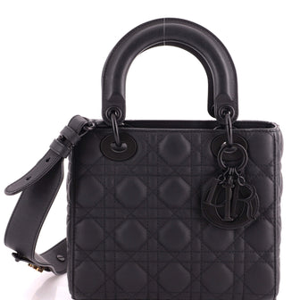 Christian Dior Ultra Matte My ABCDior Lady Dior Bag Cannage Quilt Calfskin