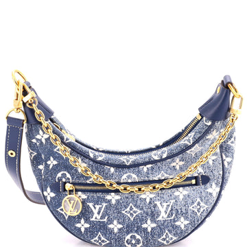 Louis Vuitton Loop Handbag Monogram Jacquard Denim