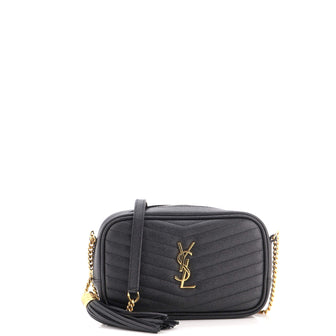 Saint Laurent Lou Camera Bag Matelasse Chevron Leather Mini