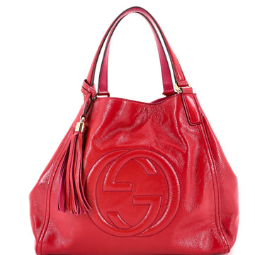 Gucci Soho Shoulder Bag Patent Medium